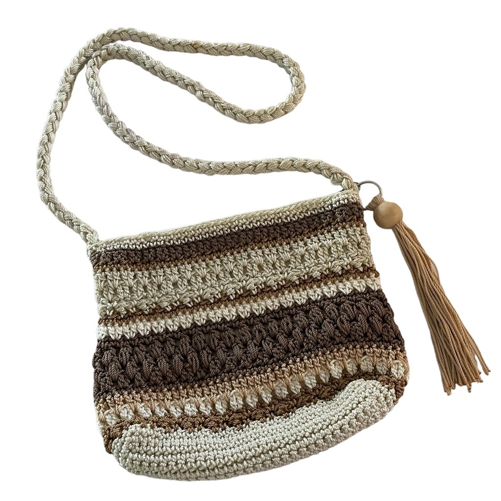 Beige Crochet Purse